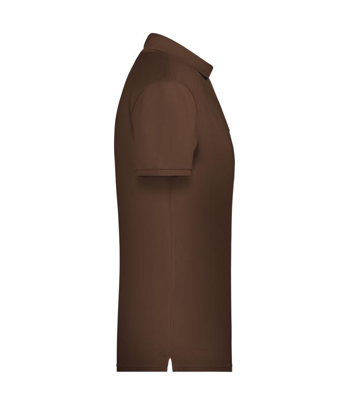 Men Men's Basic Polo OCS Standard Brown 8479