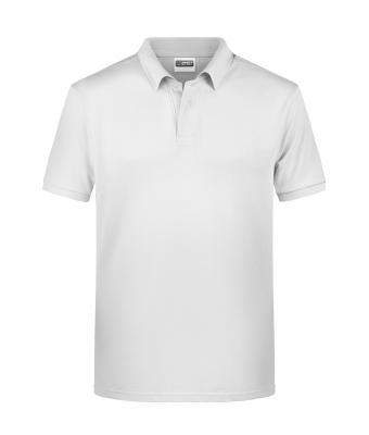 Homme Polo basique pour hommes Blanc 8479