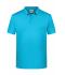 Homme Polo basique pour hommes Turquoise 8479