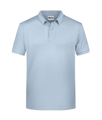 Homme Polo basique pour hommes Bleu-clair 8479