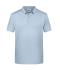 Homme Polo basique pour hommes Bleu-clair 8479