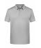 Homme Polo basique pour hommes Gris-chiné 8479