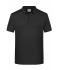 Homme Polo basique pour hommes Noir 8479