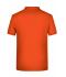 Homme Polo basique pour hommes Orange-foncé 8479