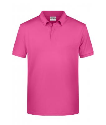 Homme Polo basique pour hommes Rose-vif 8479