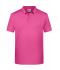 Homme Polo basique pour hommes Rose-vif 8479