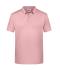 Homme Polo basique pour hommes Rose-pastel 8479