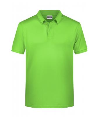 Homme Polo basique pour hommes Vert-citron 8479