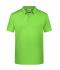 Homme Polo basique pour hommes Vert-citron 8479