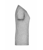 Damen Ladies' Slub-T Light-grey 8480