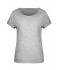 Femme T-shirt slub femme Gris-clair 8480
