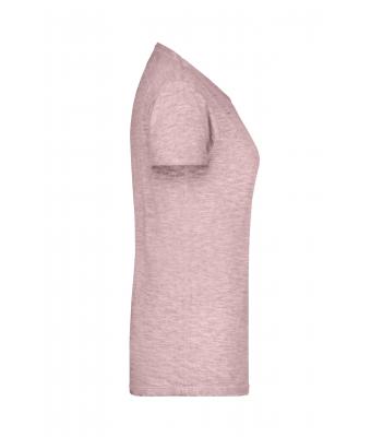 Femme T-shirt slub femme Rose-pastel 8480