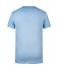 Homme T-shirt slub homme Bleu-horizon 8481