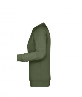 Dames Ladies' Sweat   OCS Blended & RCS Olijf 8652