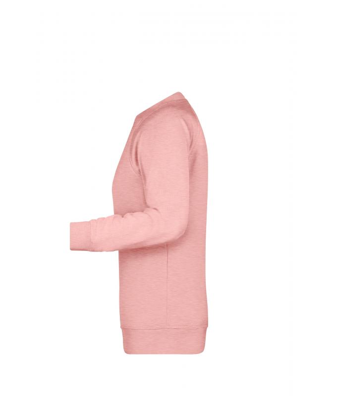Damen Ladies' Sweat OCS Blended & RCS Rose-melange 8652