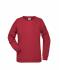 Ladies Ladies' Sweat Carmine-red-melange 8652