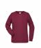 Ladies Ladies' Sweat Burgundy-melange 8652