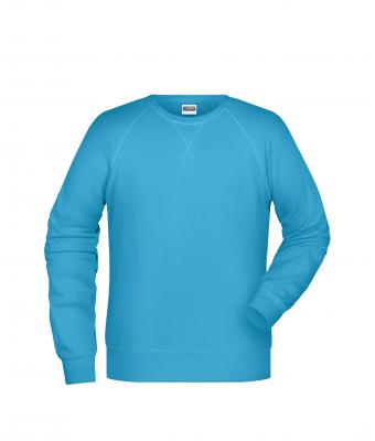 Herren Men's Sweat Turquoise 8653