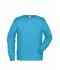 Herren Men's Sweat Turquoise 8653