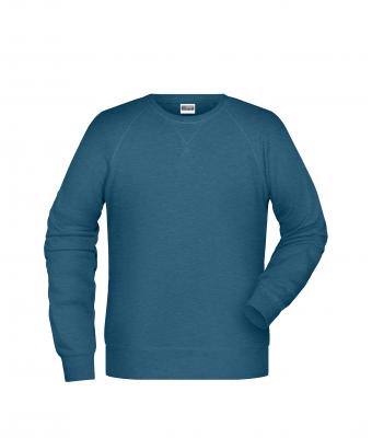 Herren Men's Sweat Petrol-melange 8653