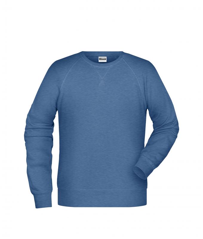 Heren Men´s Sweat OCS Blended & RCS Lichtdenim-melange 8653