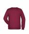 Men Men's Sweat Burgundy-melange 8653