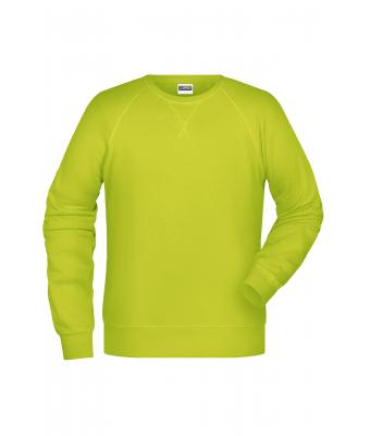 Men Men's Sweat Acid-yellow 8653