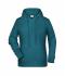 Dames Ladies' Hoody   OCS Blended & RCS Petrol-melange 8654