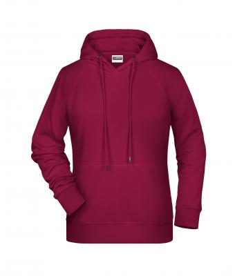 Damen Ladies' Hoody   OCS Blended & RCS Wine 8654