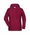 Damen Ladies' Hoody   OCS Blended & RCS Wine 8654