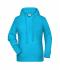 Damen Ladies' Hoody Turquoise 8654