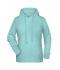 Damen Ladies' Hoody Glacier-melange 8654