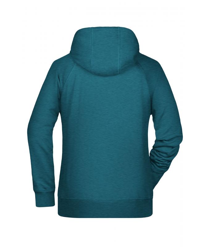 Damen Ladies' Hoody OCS Blended & RCS Petrol-melange 8654