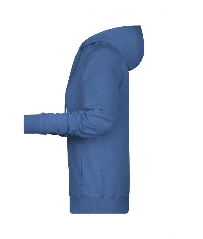 Dames Ladies' Hoody OCS Blended & RCS Lichtdenim-melange 8654