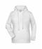 Damen Ladies' Hoody White 8654