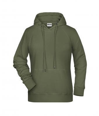 Femme Sweat-shirt à capuche femme   OCS Blended & RCS Olive 8654