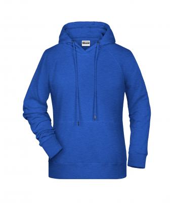 Femme Sweat-shirt à capuche femme Royal-chiné 8654