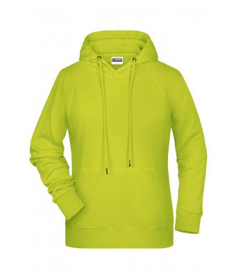 Femme Sweat-shirt à capuche femme Jaune-acide 8654