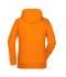Femme Sweat-shirt à capuche femme Orange 8654
