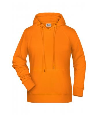 Femme Sweat-shirt à capuche femme Orange 8654