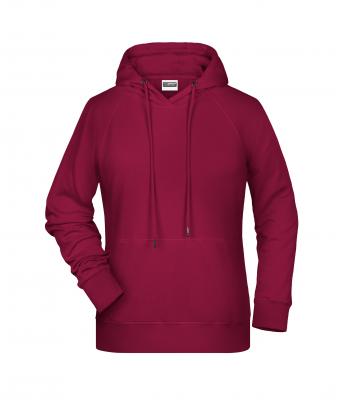 Femme Sweat-shirt à capuche femme Vin 8654