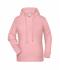 Femme Sweat-shirt à capuche femme Rose-mélange 8654