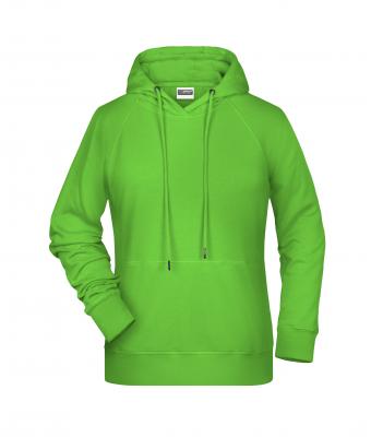 Femme Sweat-shirt à capuche femme Vert-citron 8654