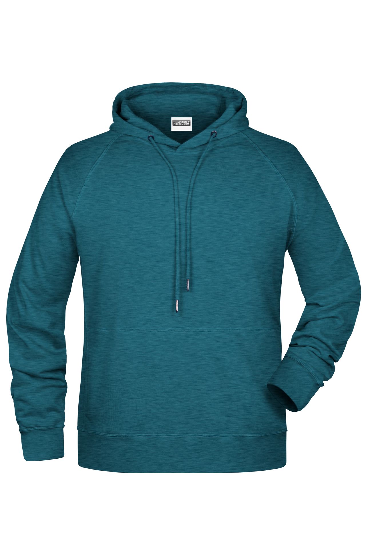 Men Men's Hoody Petrol-melange-Daiber