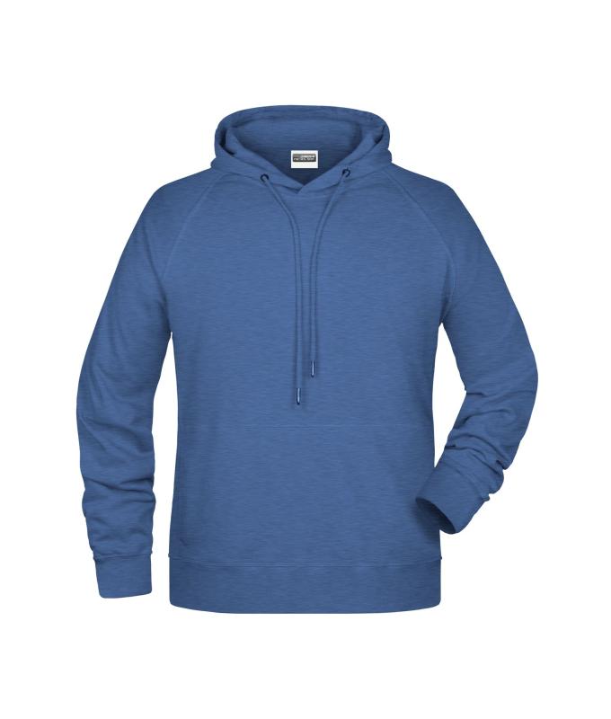 Men Men's Hoody OCS Blended & RCS Light-denim-melange 8655