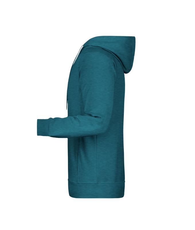 Men Men's Hoody OCS Blended & RCS Petrol-melange 8655