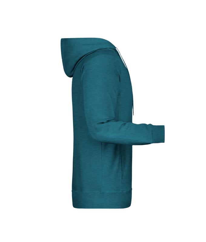 Men Men's Hoody OCS Blended & RCS Petrol-melange 8655