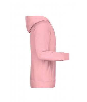 Homme Sweat-shirt à capuche homme   OCS Blended & RCS Rose-mélange 8655