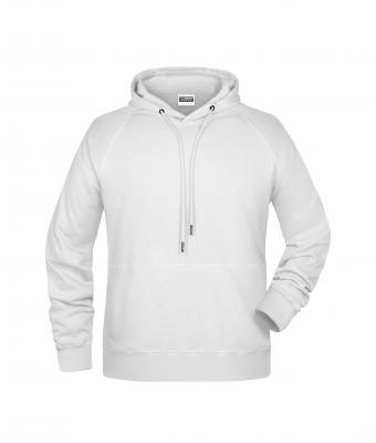 Homme Sweat-shirt à capuche homme Blanc 8655