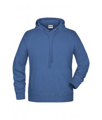 Homme Sweat-shirt à capuche homme Denim-clair-mélange 8655